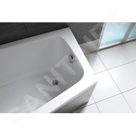 Sapho Senator - Garniture de vidage pour baignoire avec bowden, longueur 700 mm, bonde 72 mm, inox VR117028
