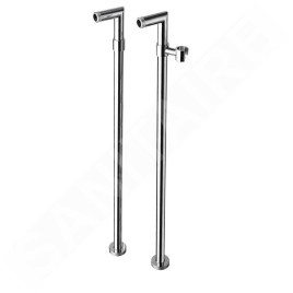 Sapho Reitano Rubinetteria Airtech - Raccordement pour installation du mitigeur au sol, 2 pièces, chrome 9881