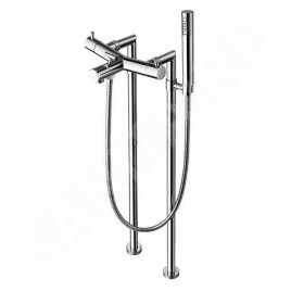 Sapho Airtech - Raccordement pour installation du mitigeur au sol, 2 pièces, chrome 9881