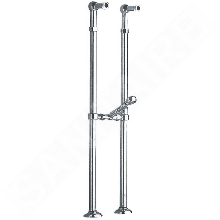 Sapho Antea - Raccordement pour installation de mitigeur au sol, 2 pièces, chrome 9841