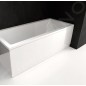 Polysan Couvert - Panneau frontal droit 130 R, 1300 x 520 mm, blanc 72868 Polysan Couvert - Panneau frontal droit 130 R, 1300 x 520 mm, blanc 72868