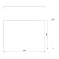 Polysan Couvert - Panneau latéral 75, 750 x 590 mm, blanc 72855 Polysan Couvert - Panneau latéral 75, 750 x 590 mm, blanc 72855