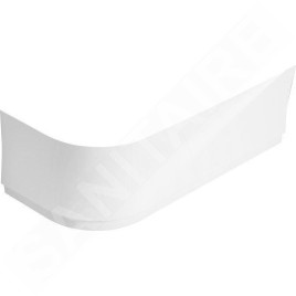 Polysan Viva - Panneau frontal R 185, droit, blanc 72149