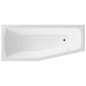 Aqualine Céramique - Baignoire Opava 1600x700x440 mm, gauche, blanc C1670 Aqualine Céramique - Baignoire Opava 1600x700x440 mm, gauche, blanc C1670
