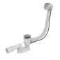 Alcadrain Garnitures de vidage - Kit vidange et trop-plein pour baignoire, longueur 800 mm, chromé A51CR-80 Alcadrain Garnitures de vidage - Kit vidange et trop-plein pour baignoire, longueur 800 mm, chromé A51CR-80