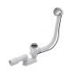Alcadrain Garnitures de vidage - Kit vidange et trop-plein pour baignoire, longueur 1000 mm, chromé A55K-100 Alcadrain Garnitures de vidage - Kit vidange et trop-plein pour baignoire, longueur 1000 mm, chromé A55K-100