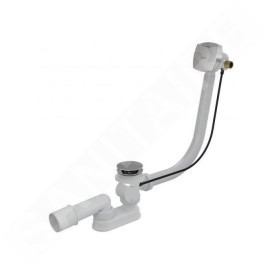 Alcadrain Garnitures de vidage - Kit vidange et trop-plein de baignoire avec remplissage, longueur 800 mm, métal A564KM1-80