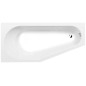 Polysan Baignoires - Baignoire asymétrique Tigra L, 1700 x 800 x 460 mm, blanc 90111 Polysan Baignoires - Baignoire asymétrique Tigra L, 1700 x 800 x 460 mm, blanc 90111