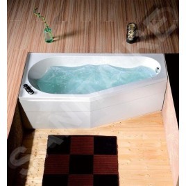 Polysan Baignoires - Baignoire asymétrique Tigra L, 1700 x 800 x 460 mm, blanc 90111