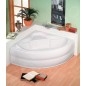 Polysan Baignoires - Baignoire d´angle SIMONA, 1400 x 1400 x 440 mm, blanc 96111 Polysan Baignoires - Baignoire d´angle SIMONA, 1400 x 1400 x 440 mm, blanc 96111