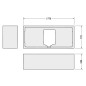 Duravit Accessoires - Support pour baignoire D-Code, 1800x800 mm 790475000000000