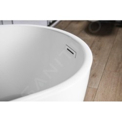 Aqualine Baignoires - Baignoire autoportante Tisa, 1700x800 mm, blanc E1780