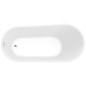 Aqualine Baignoires - Baignoire autoportante Tisa, 1700x800 mm, blanc E1780 Aqualine Baignoires - Baignoire autoportante Tisa, 1700x800 mm, blanc E1780