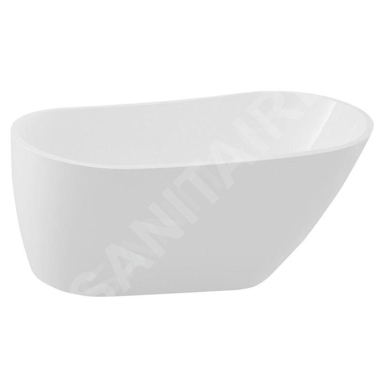 Aqualine Baignoires - Baignoire autoportante Tisa, 1700x750 mm, blanc E1575