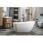 Aqualine Baignoires - Baignoire autoportante Tisa, 1700x750 mm, blanc E1575