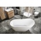 Aqualine Baignoires - Baignoire autoportante Tisa, 1700x750 mm, blanc E1575