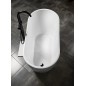 Aqualine Baignoires - Baignoire autoportante Tisa, 1700x750 mm, blanc E1575