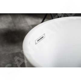 Aqualine Baignoires - Baignoire autoportante Tisa, 1700x750 mm, blanc E1575