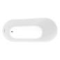 Aqualine Baignoires - Baignoire autoportante Tisa, 1700x750 mm, blanc E1575