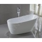 Aqualine Baignoires - Baignoire autoportante Tisa, 1700x750 mm, blanc E1575