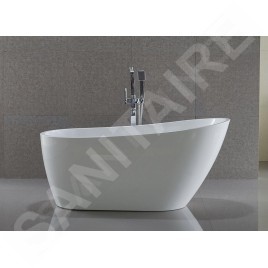 Aqualine Baignoires - Baignoire autoportante Tisa, 1700x750 mm, blanc E1575