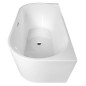 Aqualine Baignoires - Baignoire autoportante Tajo 1700x800 mm, blanc E1980 Aqualine Baignoires - Baignoire autoportante Tajo 1700x800 mm, blanc E1980