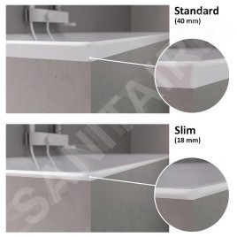 Polysan Baignoires - Baignoire Marlene Slim, 1800 x 800 x 480 mm, blanc 72034S