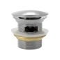 Aqualine Accessoires - Sortie de bain à fermeture ronde, Click Clack, chrome TF5005