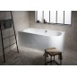 Polysan Monolith - Baignoire asymétrique Astra L, 1600x750x600 mm, gauche, blanc 33611M Polysan Monolith - Baignoire asymétrique Astra L, 1600x750x600 mm, gauche, blanc 33611M