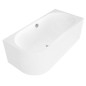 Polysan Monolith - Baignoire asymétrique Astra R 1600x750x600 mm, droite, blanc 34611M Polysan Monolith - Baignoire asymétrique Astra R 1600x750x600 mm, droite, blanc 34611M