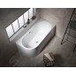 Polysan Monolith - Baignoire asymétrique Astra R 1600x750x600 mm, droite, blanc 34611M Polysan Monolith - Baignoire asymétrique Astra R 1600x750x600 mm, droite, blanc 34611M