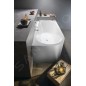 Polysan Monolith - Baignoire asymétrique Viva R 1800x750x600 mm, droite, blanc 72129M Polysan Monolith - Baignoire asymétrique Viva R 1800x750x600 mm, droite, blanc 72129M