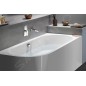 Polysan Monolith - Baignoire asymétrique Viva R 1800x750x600 mm, droite, blanc 72129M Polysan Monolith - Baignoire asymétrique Viva R 1800x750x600 mm, droite, blanc 72129M