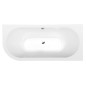 Polysan Monolith - Baignoire asymétrique Viva R 1800x750x600 mm, droite, blanc 72129M Polysan Monolith - Baignoire asymétrique Viva R 1800x750x600 mm, droite, blanc 72129M