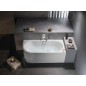 Polysan Monolith - Baignoire asymétrique Viva R 1800x750x600 mm, droite, blanc 72129M Polysan Monolith - Baignoire asymétrique Viva R 1800x750x600 mm, droite, blanc 72129M