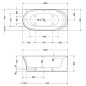 Duravit Cape Cod - Baignoire d'angle 1900x900 mm, version droite, blanc 700363000000000 Duravit Cape Cod - Baignoire d'angle 1900x900 mm, version droite, blanc 700363000000000