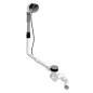 Duravit Accessoires - Garniture de vidage et de trop-plein Quadroval avec remplissage, bowden 650 mm, chrome 792203000001000 Duravit Accessoires - Garniture de vidage et de trop-plein Quadroval avec remplissage, bowden 650 mm, chrome 792203000001000