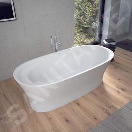 Duravit Cape Cod - Baignoire îlot, 1855x855 mm, blanc 700330000000000
