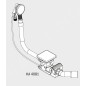 Kaldewei Accessoires - Badafvoer- en overloopset, met vulling, KA 4081, wit 687772020001 Kaldewei Accessoires - Badafvoer- en overloopset, met vulling, KA 4081, wit 687772020001