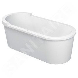 Duravit Starck - Baignoire îlot, 1800x800 mm, avec panneau, blanc 700010000000000