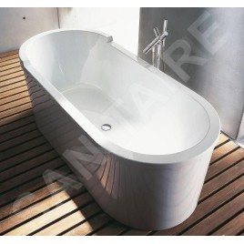 Duravit Starck - Baignoire îlot, 1800x800 mm, avec panneau, blanc 700010000000000