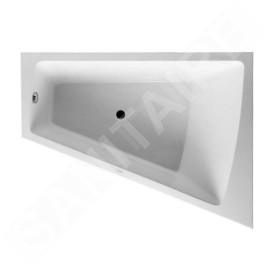 Duravit Paiova - Baignoire asymétrique, 1700x1300 mm, avec panneau, droite, blanc 700267000000000