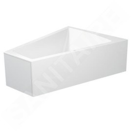 Duravit Paiova - Baignoire asymétrique, 1700x1300 mm, avec panneau, droite, blanc 700267000000000