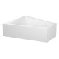 Duravit Paiova - Baignoire asymétrique, 1800x1400 mm, avec panneau, gauche, blanc 700268000000000 Duravit Paiova - Baignoire asymétrique, 1800x1400 mm, avec panneau, gauche, blanc 700268000000000