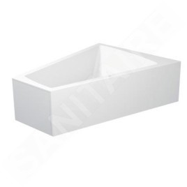 Duravit Paiova - Baignoire asymétrique, 1800x1400 mm, avec panneau, droite, blanc 700269000000000