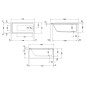 Duravit Starck - Baignoire 1600x700 mm, blanc 700333000000000 Duravit Starck - Baignoire 1600x700 mm, blanc 700333000000000