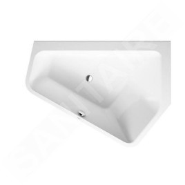 Duravit Paiova 5 - Baignoire asymétrique, 1770x1300 mm, avec panneau, droite, blanc 700395000000000