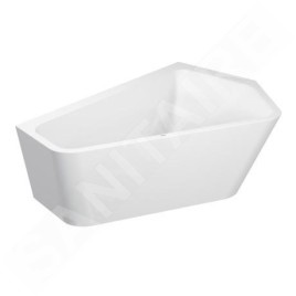 Duravit Paiova 5 - Baignoire asymétrique, 1770x1300 mm, avec panneau, droite, blanc 700395000000000