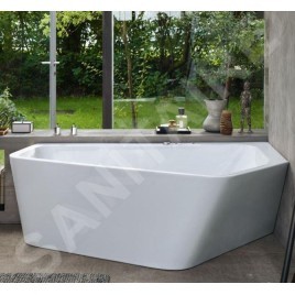 Duravit Paiova 5 - Baignoire asymétrique, 1770x1300 mm, avec panneau, droite, blanc 700395000000000