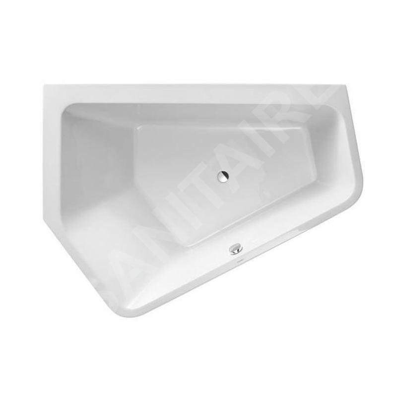 Duravit Paiova 5 - Baignoire asymétrique, 1900x1400 mm, avec panneau, gauche, blanc 700396000000000